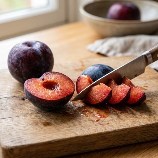 Ripe Plum Slices — photo 1