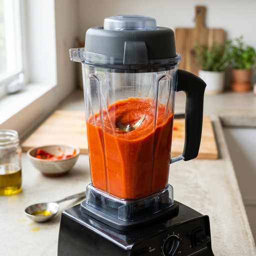 Roasted Red Pepper Dip with Soft Pitta — photo 1