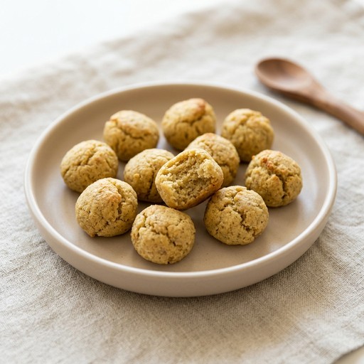 Soft Baked Falafel Bites — baby-led weaning recipe for 6+ months