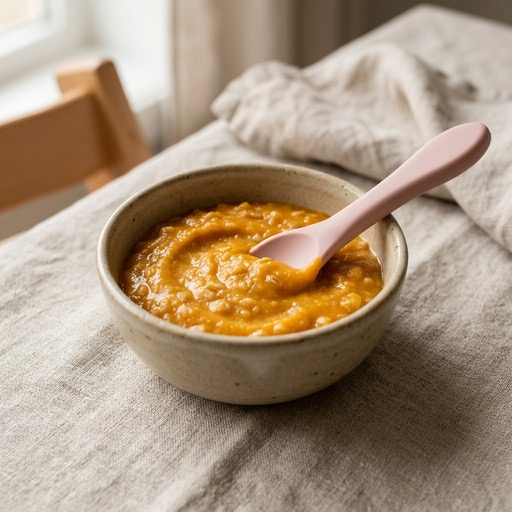 Spelt & Sweet Potato — baby-led weaning recipe for 6+ months
