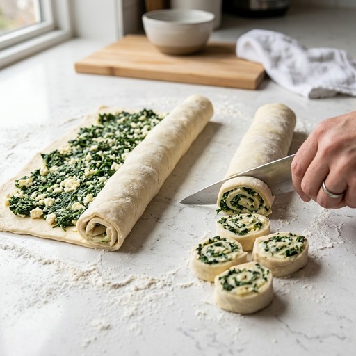 Spinach & Cheese Pinwheels — photo 1