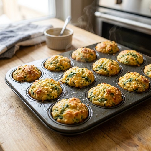 Spinach & Egg Mini Muffins — photo 1