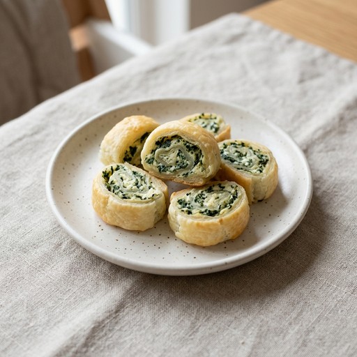 Spinach & Ricotta Mini Roll — baby-led weaning recipe for 9+ months