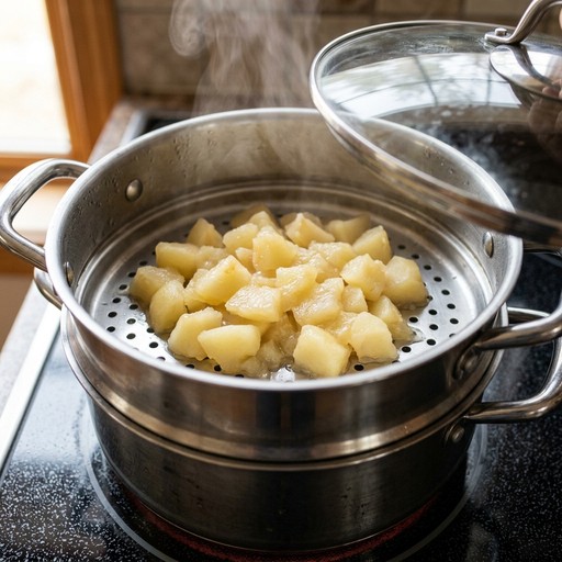 Steamed Apple Puree — photo 1
