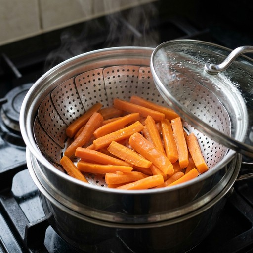 Steamed Carrot Sticks — photo 1