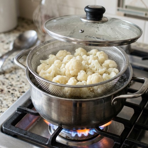 Steamed Cauliflower Florets — photo 1