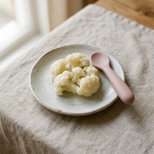 Steamed Cauliflower Florets — baby-led weaning recipe for 6+ months