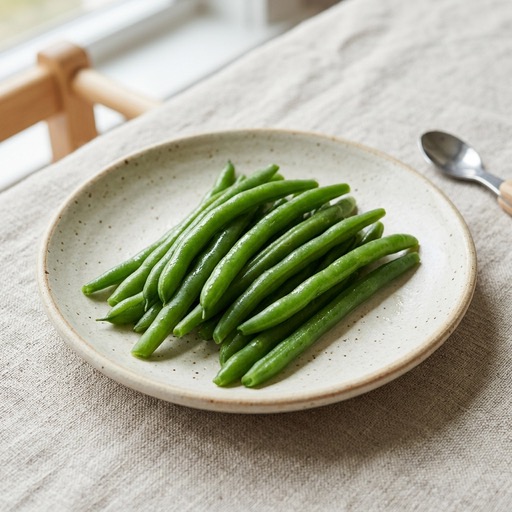 Steamed Green Beans — baby-led weaning recipe for 6+ months