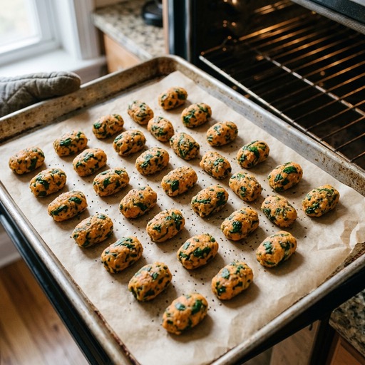 Sweet Potato & Spinach Tots — photo 1