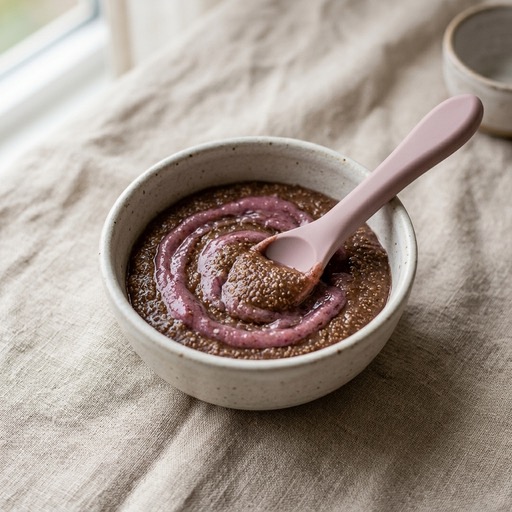 Teff & Fig — baby-led weaning recipe for 6+ months