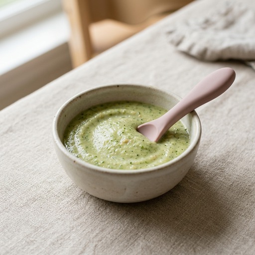 Tempeh & Broccoli — baby-led weaning recipe for 6+ months