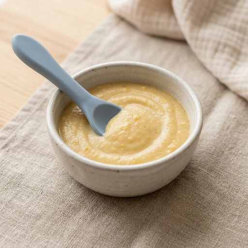 Tempeh & Corn — baby-led weaning recipe for 6+ months