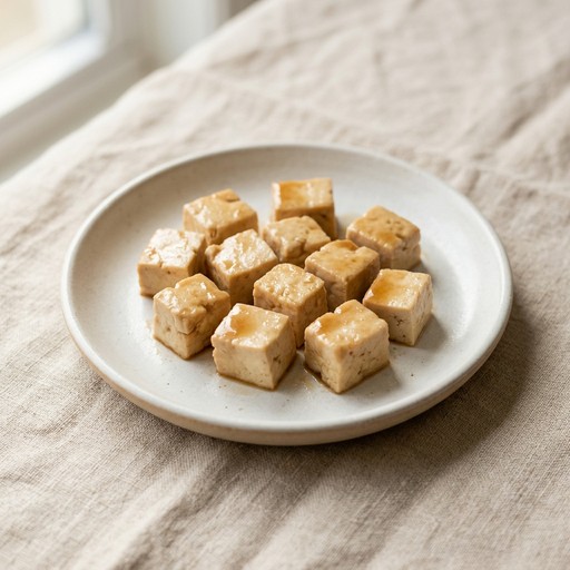Soft Teriyaki Tofu Cubes — baby-led weaning recipe for 6+ months