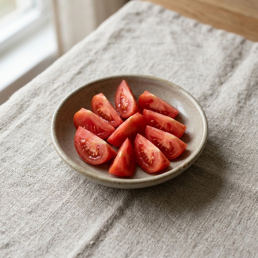 Tomato Wedges (Peeled) — baby-led weaning recipe for 6+ months