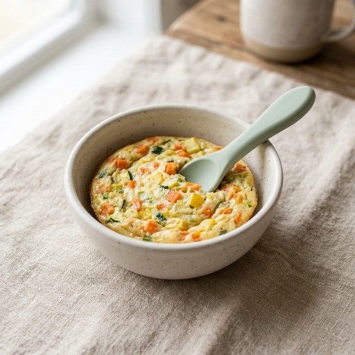 Baby Vegetable Frittata — baby-led weaning recipe for 12+ months