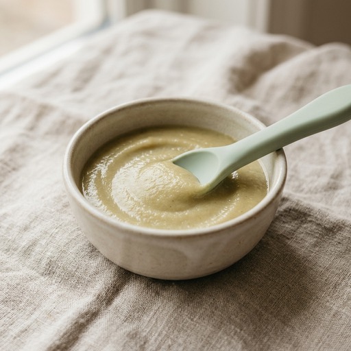مزيج الكوسا والباذنجان — baby-led weaning recipe for 9+ months