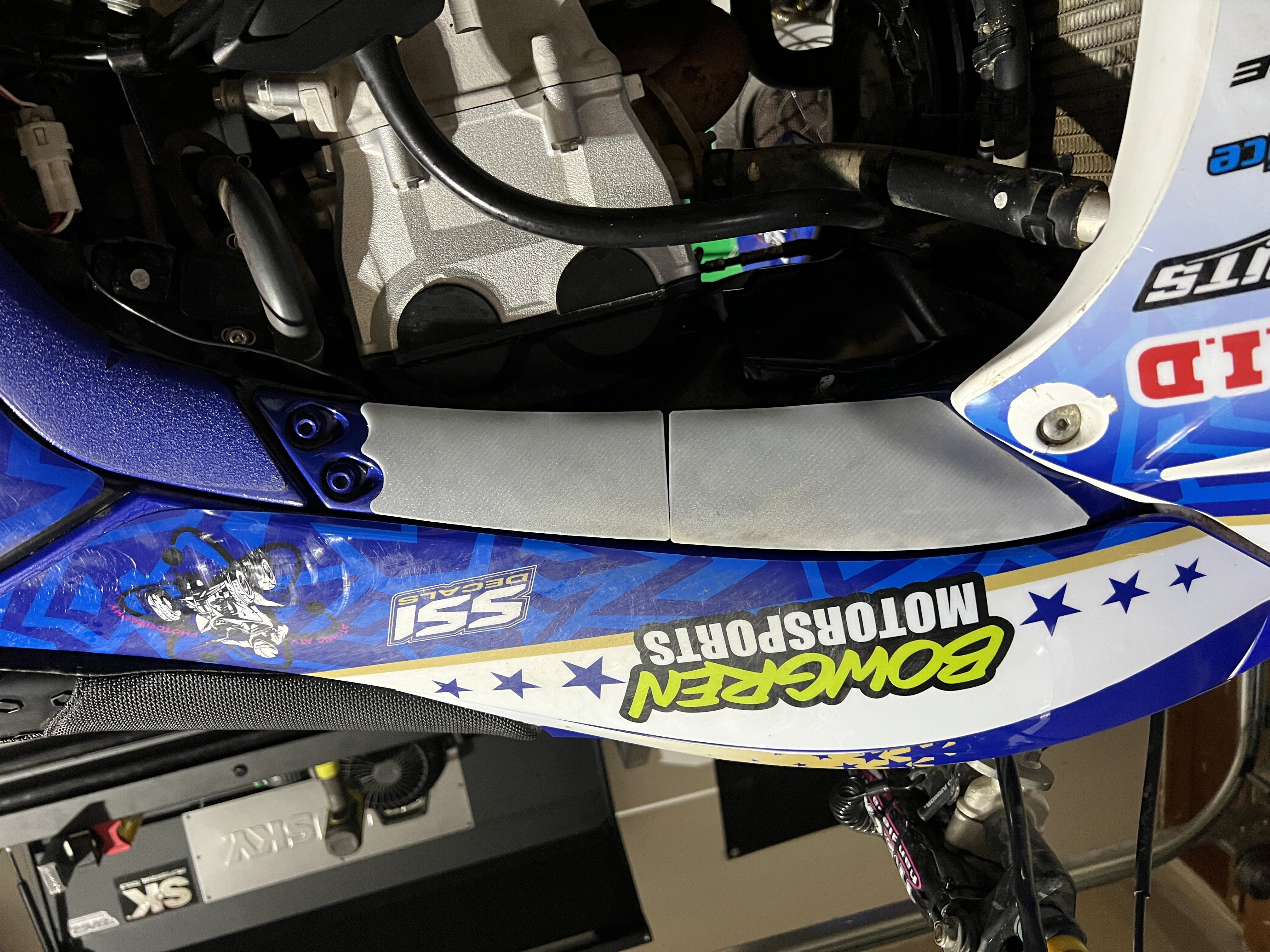 YFZ450X Upper Frame Guards
