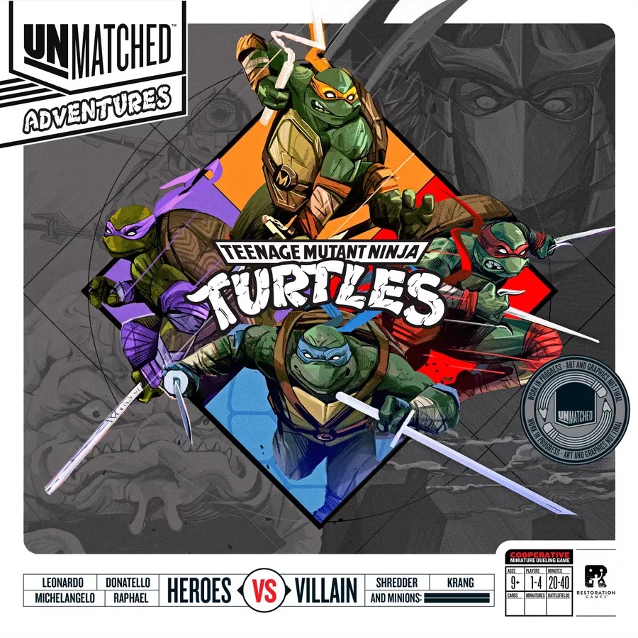 Main image of Unmatched Adventures: Teenage Mutant Ninja Turtles board game