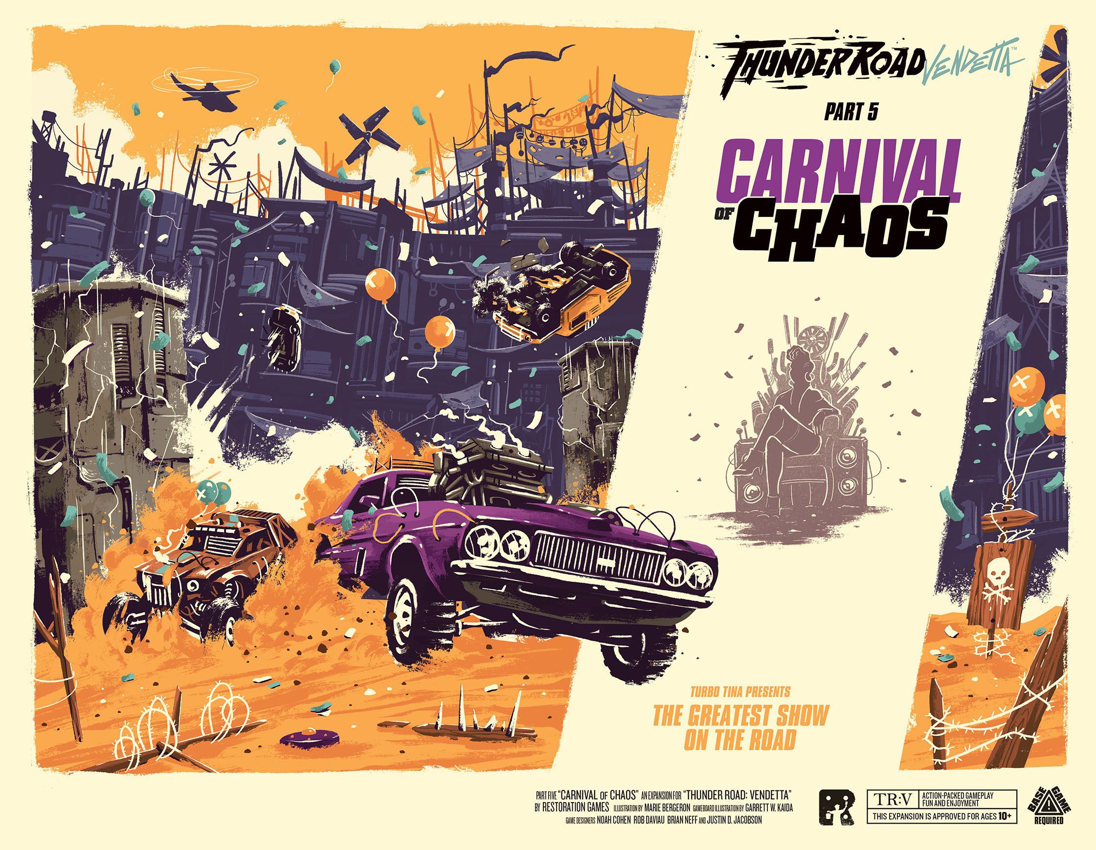 Main image of Thunder Road: Vendetta – Carnival of Chaos board game