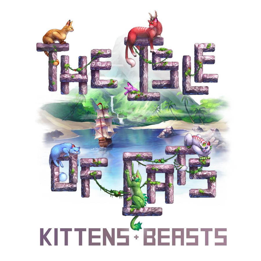 Main image of The Isle of Cats: Kittens + Beasts  board game