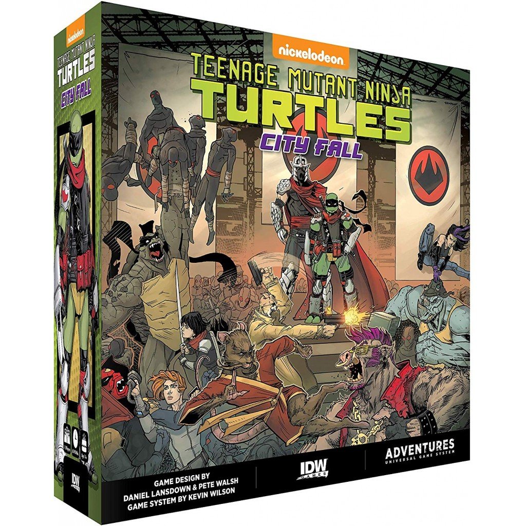 Main image of  Teenage Mutant Ninja Turtles Adventures: City Fall  board game