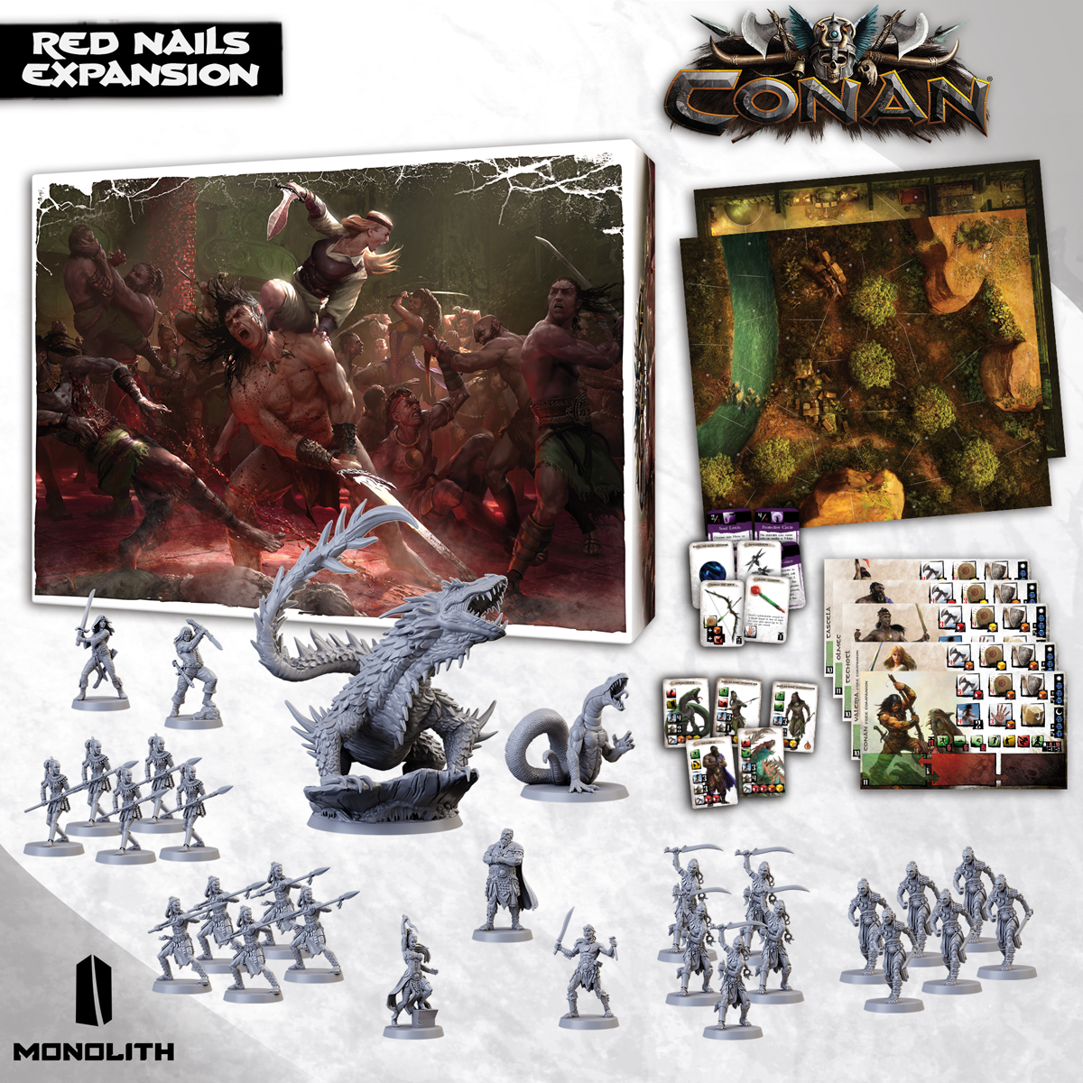 Main image of  Conan: Red Nails  board game