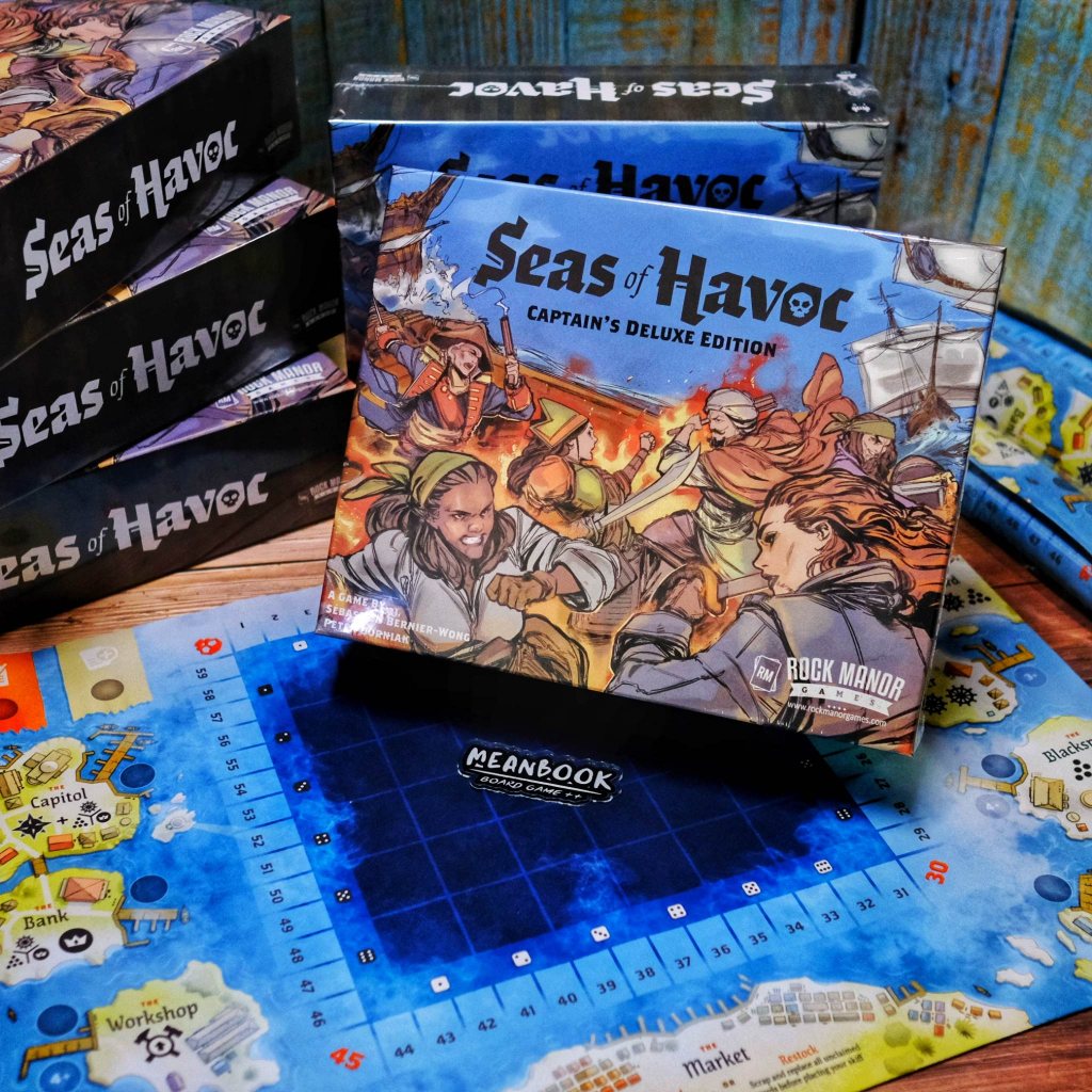 Main image of Seas of Havoc Reprint & First Mates Expansion board game