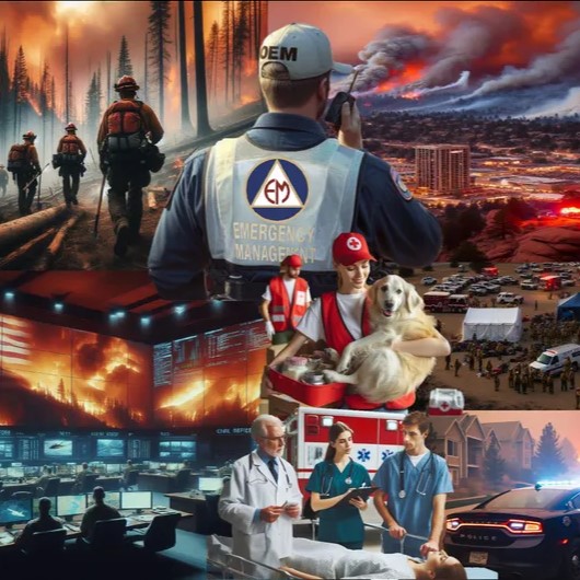 Main image of Emergency Operations Center Board Game - Wildfire Mayhem board game