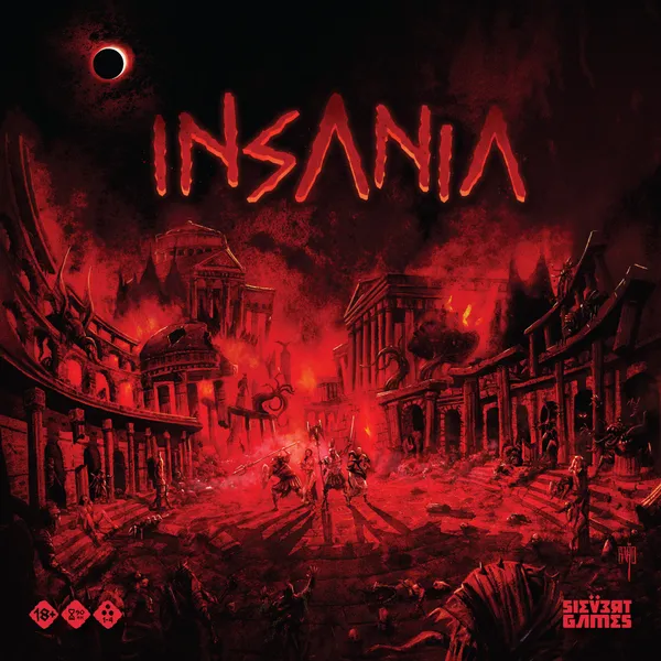 Main image of INSANIA: Twisted, WTF co-op horror in Rome for 1-4 players! board game