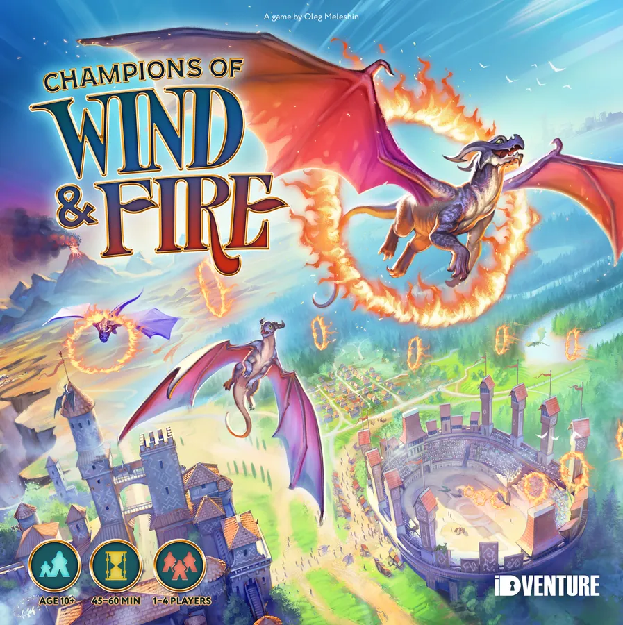 Main image of Champions of Wind & Fire: the dragon-building board game board game