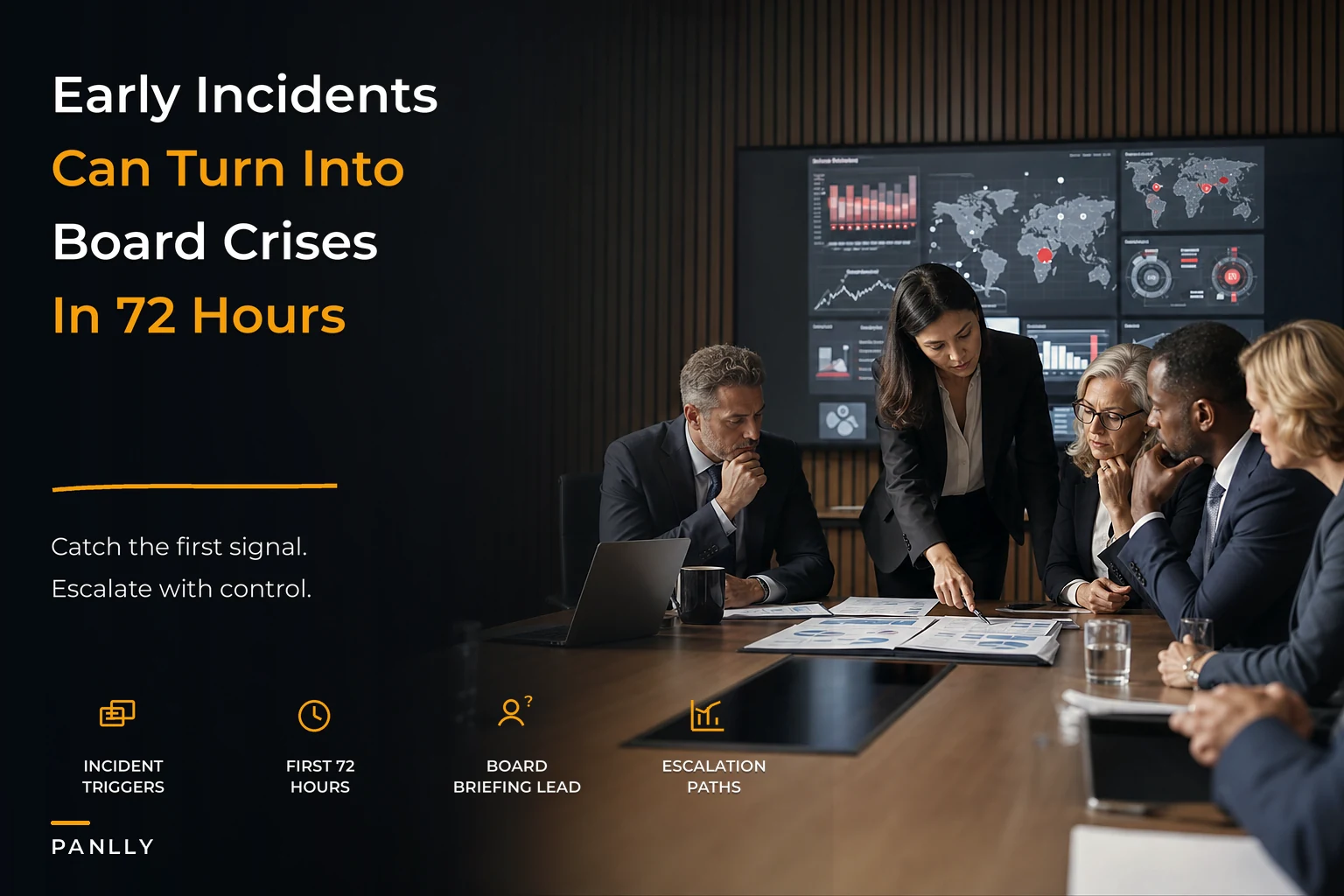 Don't let early incidents become board crises — an operational playbook for the first 72 hours
