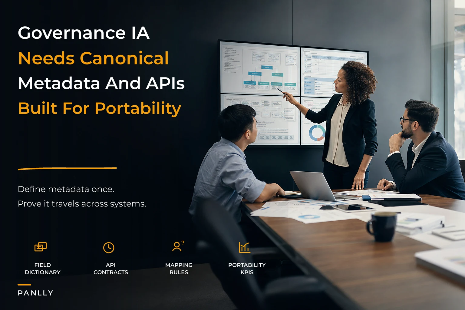 Enterprise governance information architecture for metadata and APIs