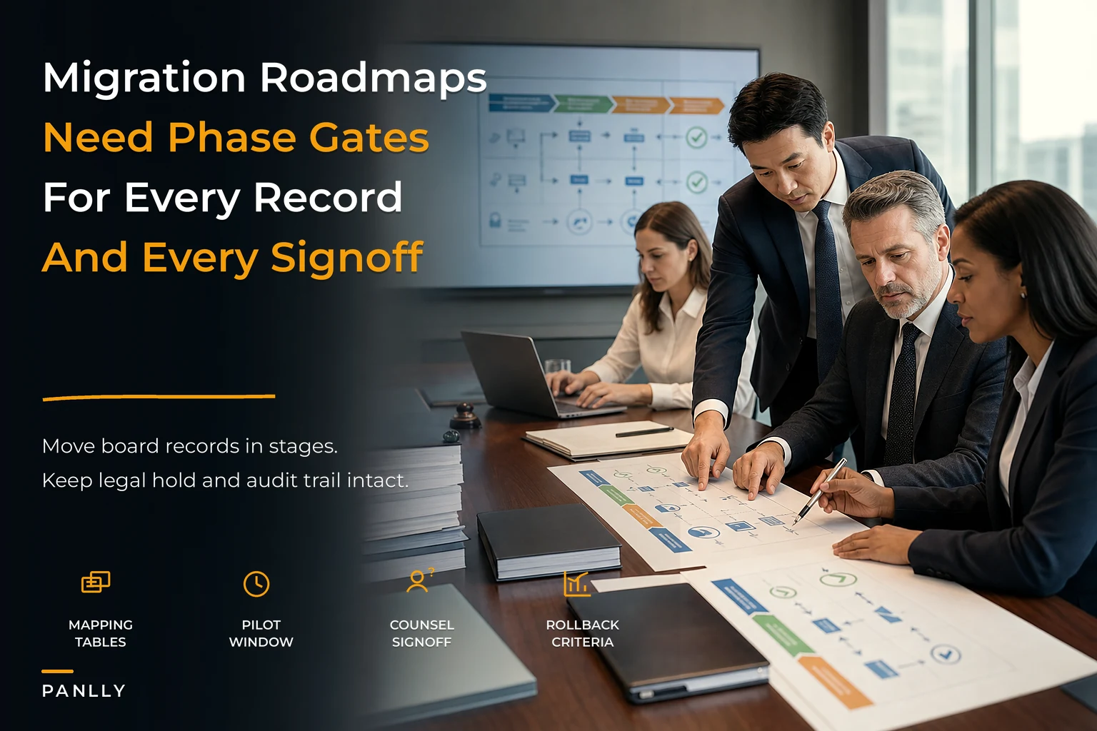 Governance migration roadmap: a phase‑based program to digitize board processes and preserve audit trails