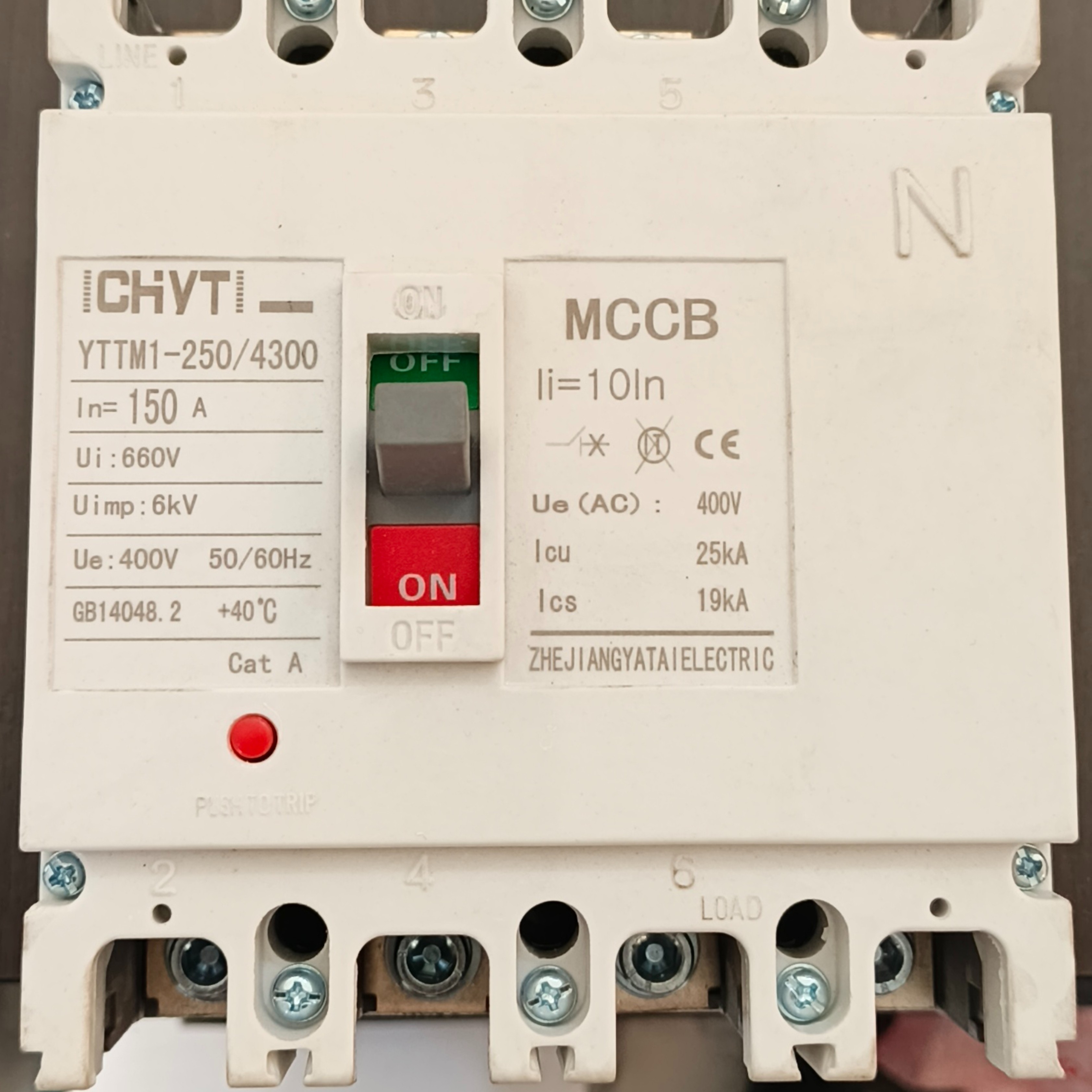 150A Molded Case Circuit Breaker