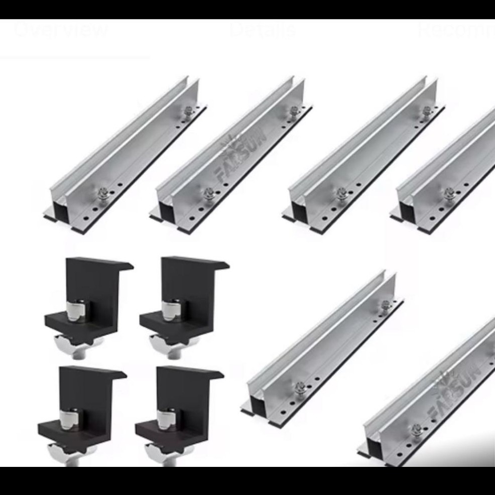 Original Aluminum Solar mini rails - view 2