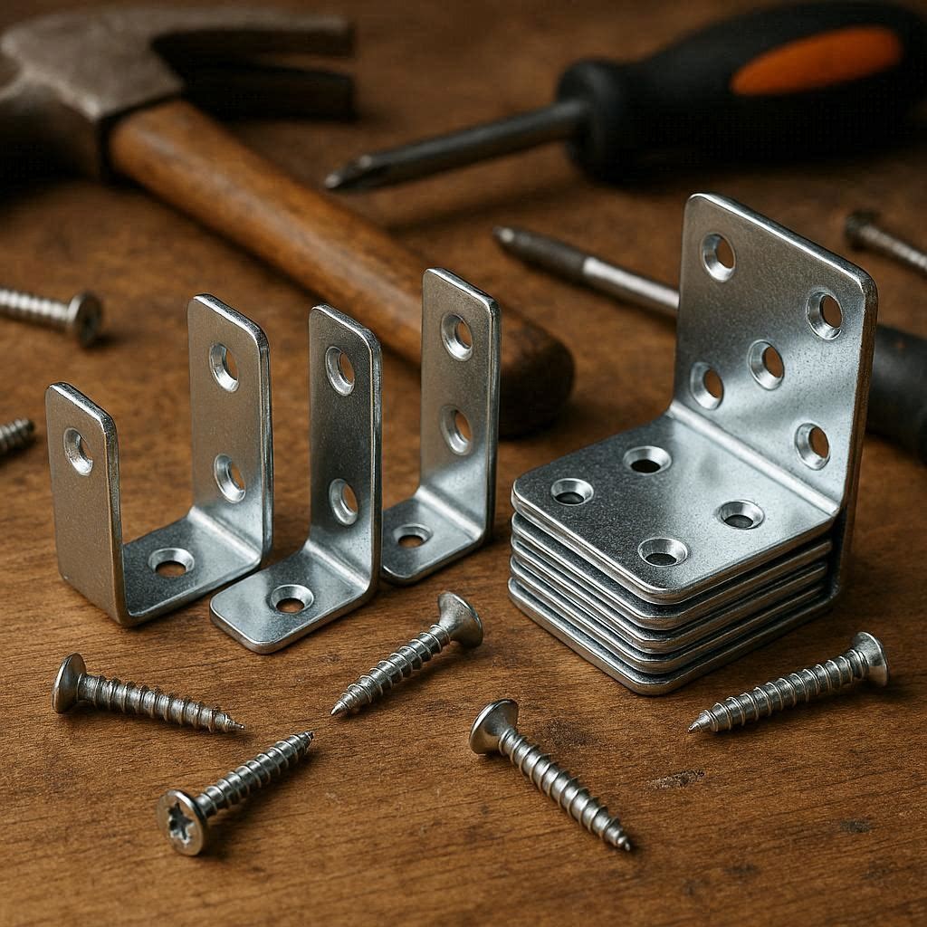 L‑brackets (angle brackets)