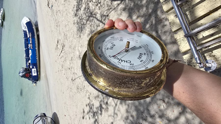 Classic Barometer "Clock" — photo 4