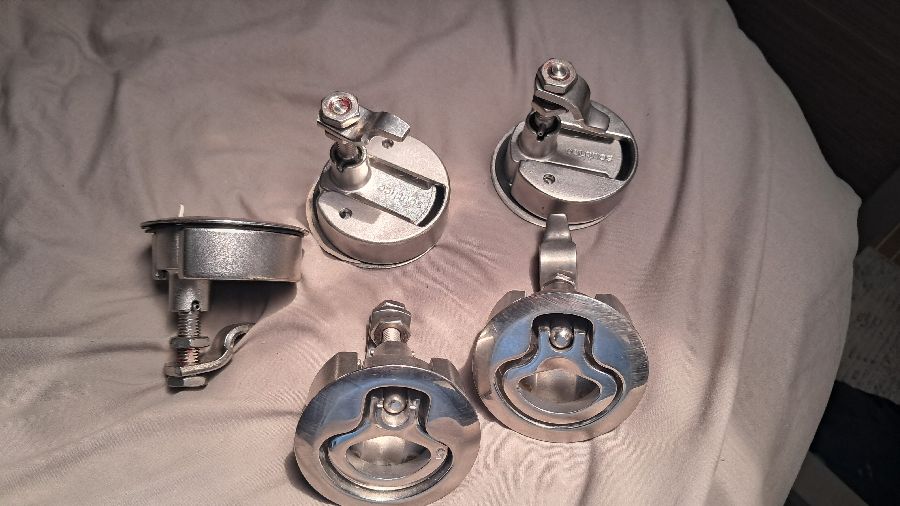5x Southco flush pull latch for deck hatches