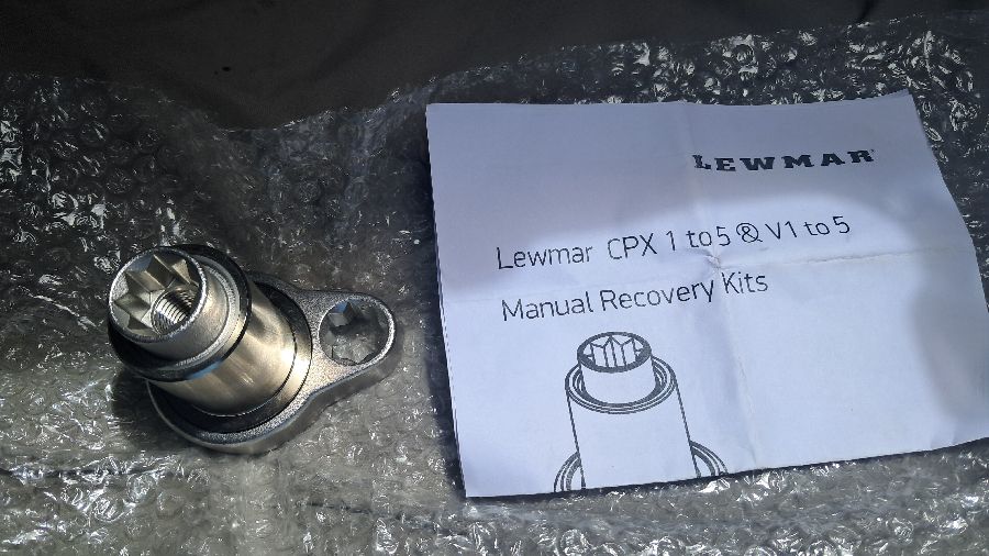 Lewmar CPX 1-5 manual recovery kit
