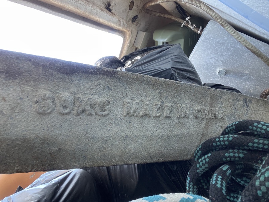 Bruce-style anchor, approx. 80 kg, with 30 m of chain — photo 2