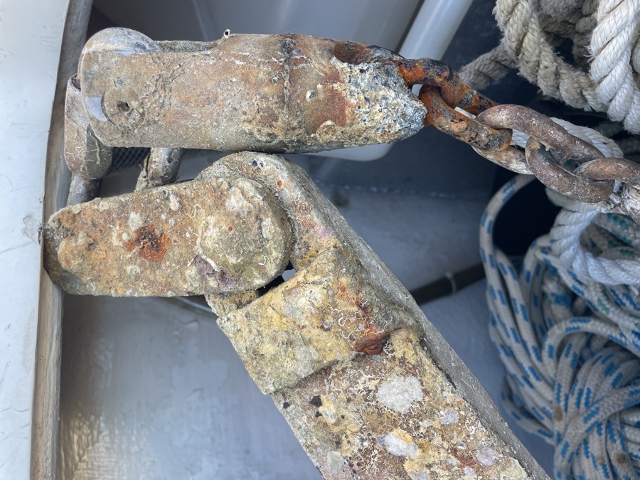 Bruce-style anchor, approx. 80 kg, with 30 m of chain — photo 4