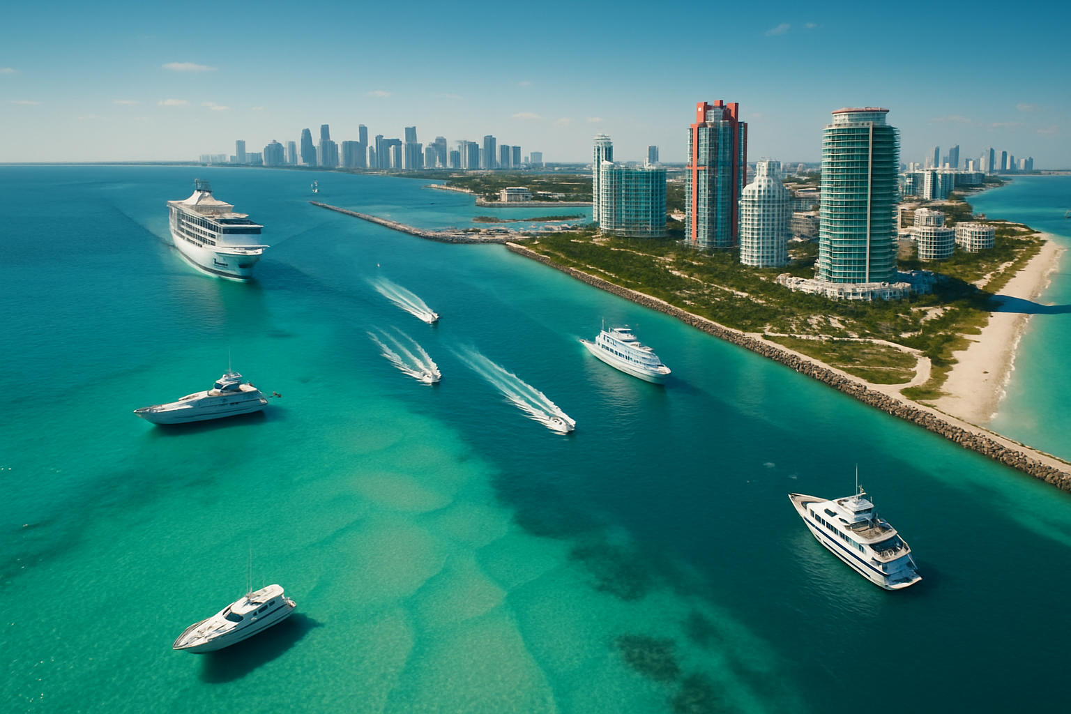 Miami Beach Coastline Sightseeing