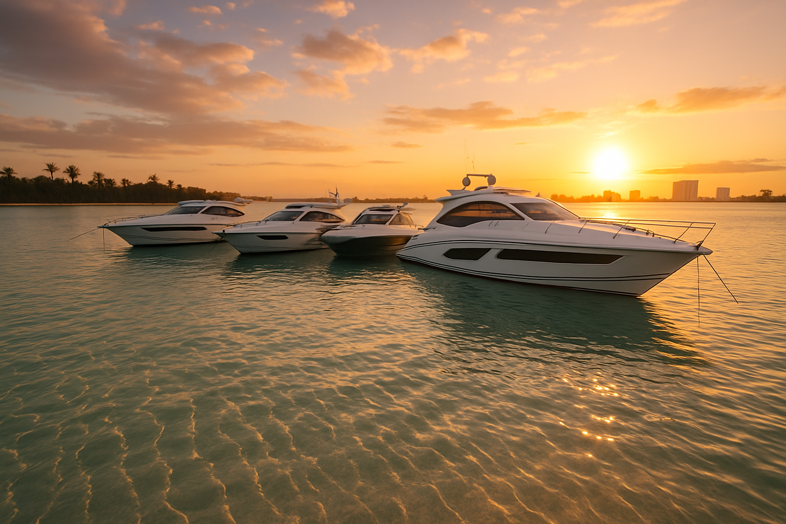 Sandbar party at Haulover