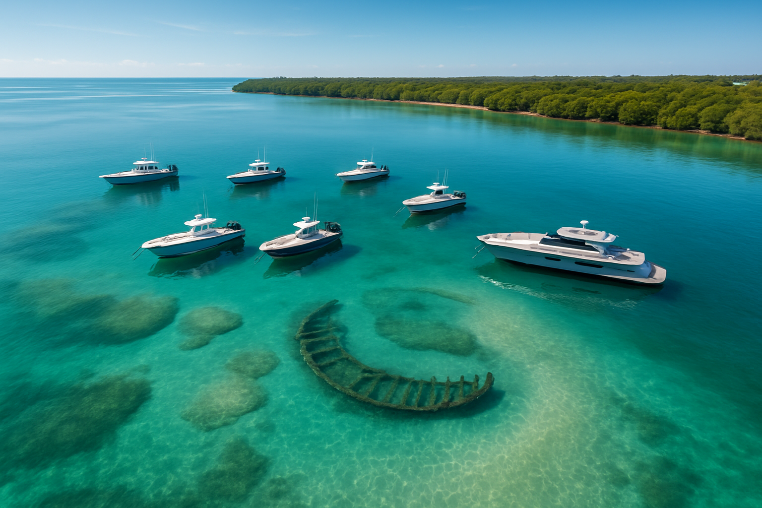 Snorkeling the Half Moon Shipwreck