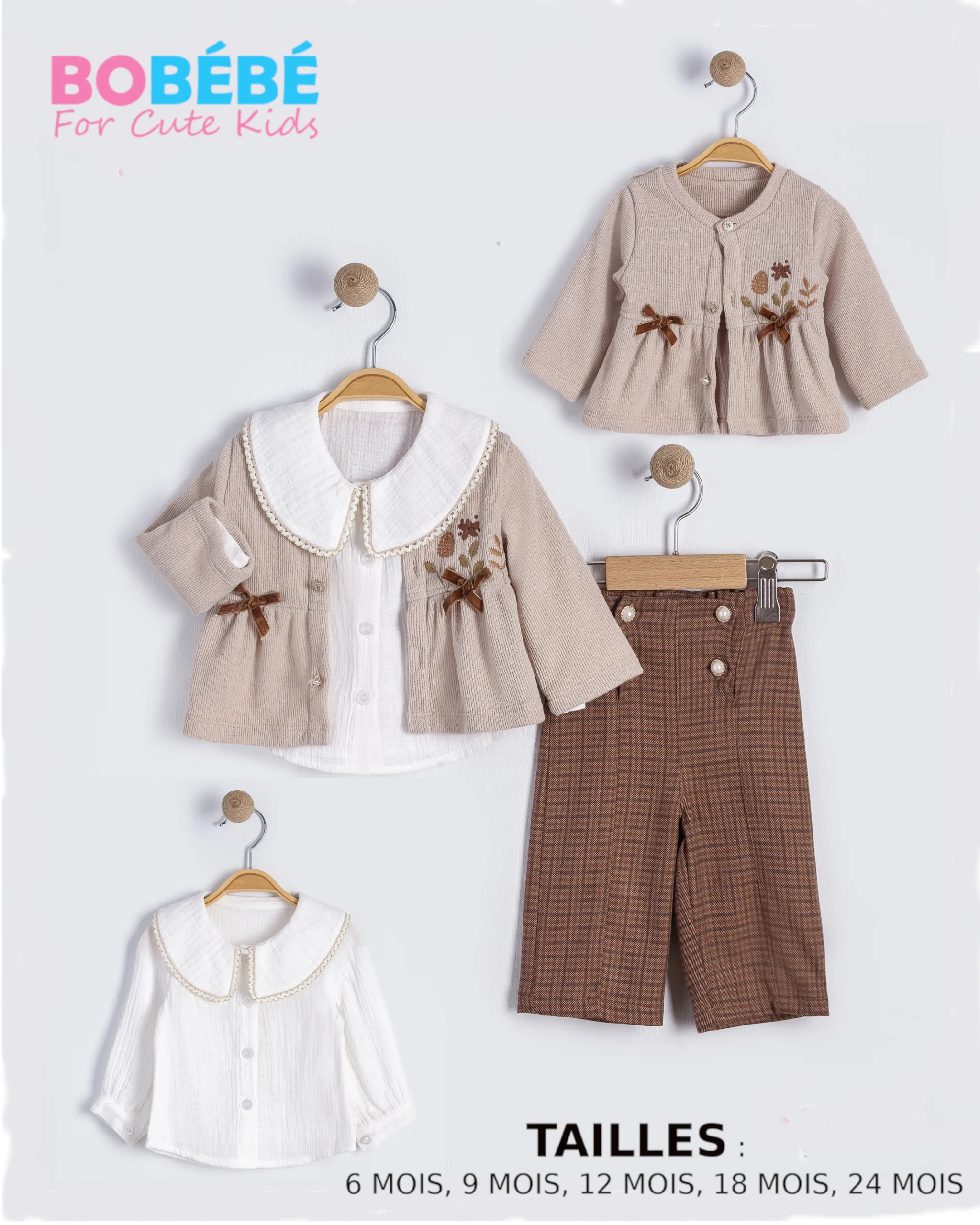 Ensemble Douce Harmonie – 3 Pièces Bébé