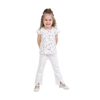 Ensemble 2-5 ANS Fille “Fleurs Douces”