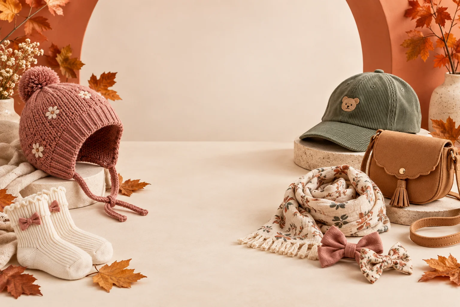 Complétez la tenue de vos petits avec nos accessoires adorables : chapeaux, chaussettes, bonnets… alliant charme et confort
