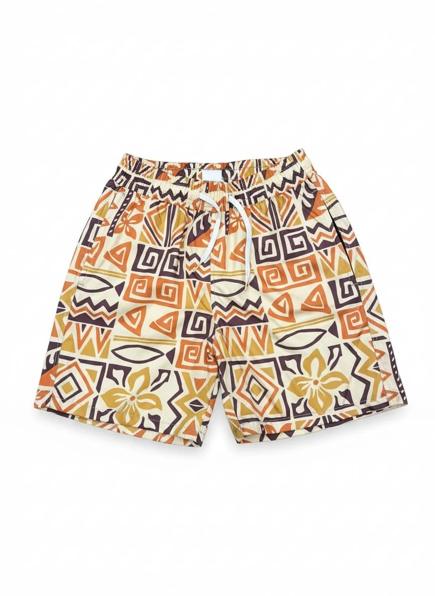 Short de Bain 4-15 Ans Garçon “Tribal Summer”