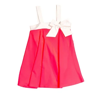 Robe de Plage 3-7 Ans Fille “Pink Bow”