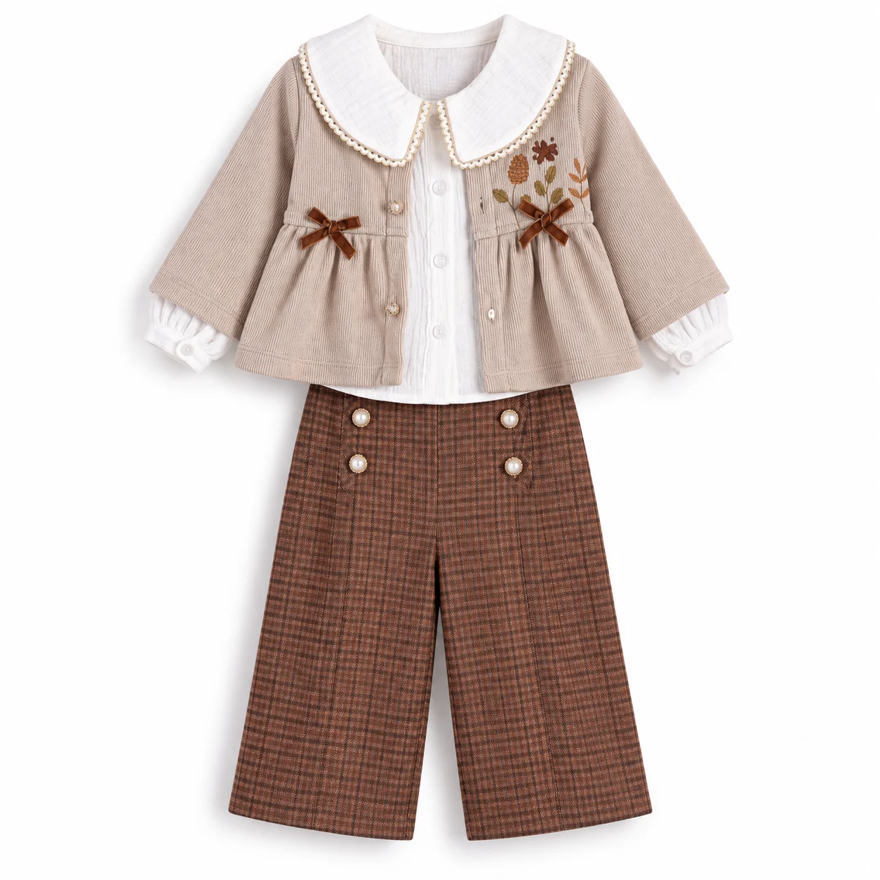 Ensemble 9-24 Mois bébé fille 3 Pièces Bébé Douce Harmonie